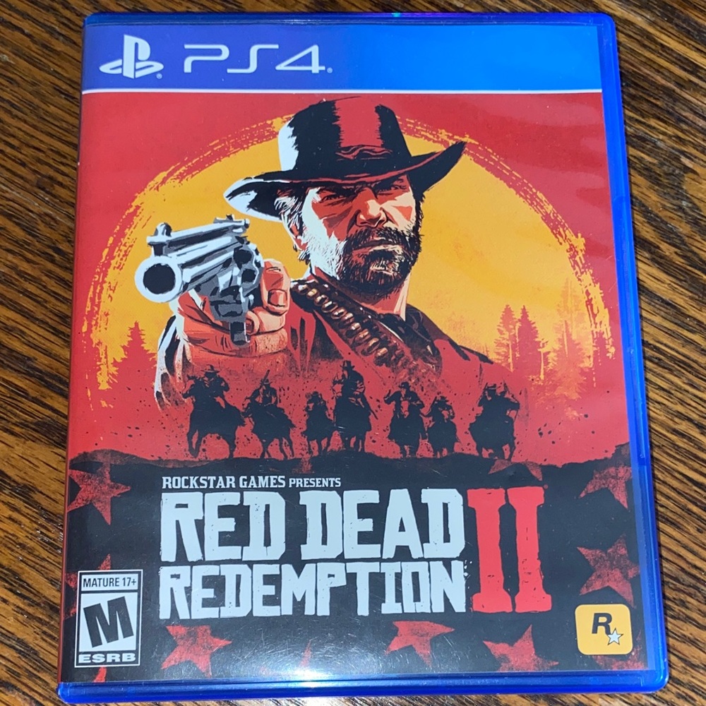 Red Dead Redemption part 2, PS4 video game, excellent condition, 2 Disc Set